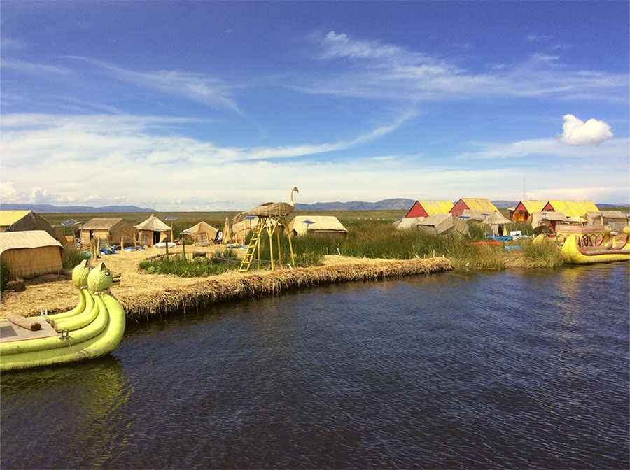 Lake Titicaca tour visiting Uros floating islands, Amantani and Taquile Island in Peru