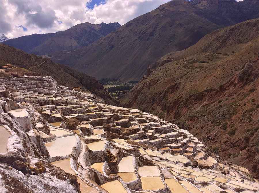 Maras Salt Mines and Moray terraces Sacred Valley Cusco Peru