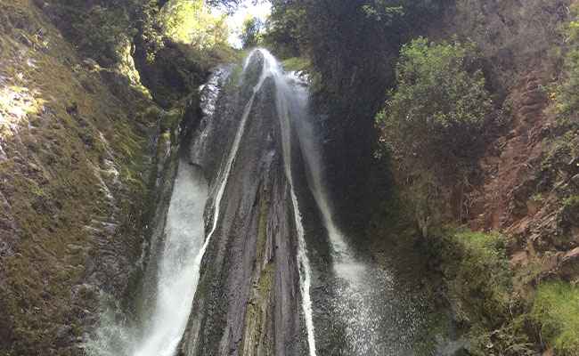 Perolniyoc Waterfall Day Trek Cusco Peru Sacred Valley hike